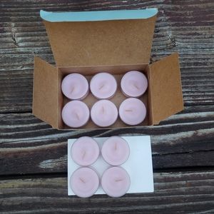 (10) PartyLite Strawberry Rhubarb Universal Tealight Candles - Retired